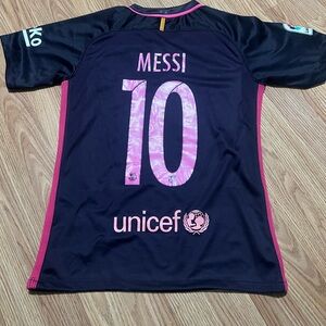 Number 10 MESSI Nike men FC Barcelona Dark Purple Jersey